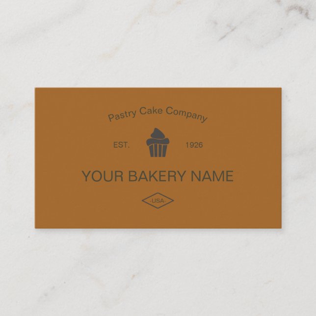 Carte De Visite Boulangerie modifiable (Devant)