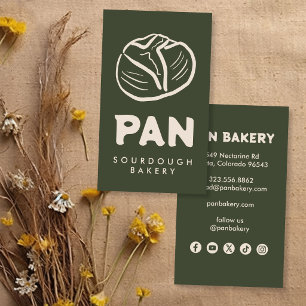 Carte de visite Boulangerie Pain de campagne sur m