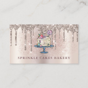 Carte De Visite Boulangerie Pâtisserie Chef Parties scintillant D