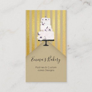 Carte De Visite Boulangerie, Pâtisserie, Gâteaux & Sucres