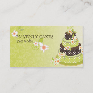 Carte De Visite Boulangerie/pâtisserie verts de PixDezine Pandana