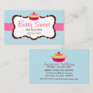 Carte De Visite Boulangerie Pie Whimsical