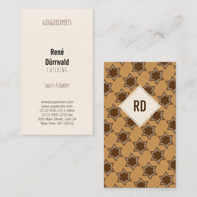 Carte De Visite Boulangerie professionnelle (Devant / Derrière)