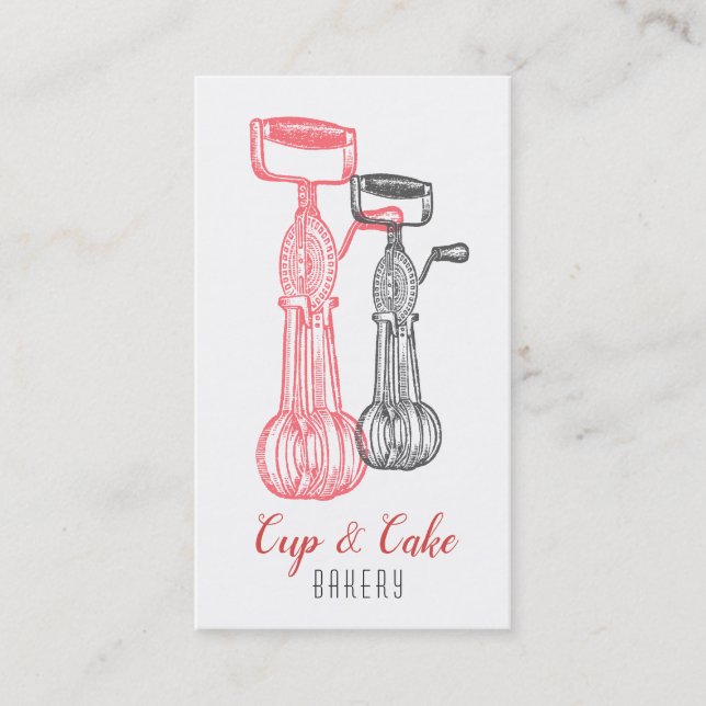 Carte De Visite Boulangerie Rétro, Boulangerie, Chef pâtissier, Be (Devant)