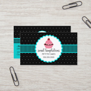 Carte De Visite Boulangerie Whimsal Cupcake