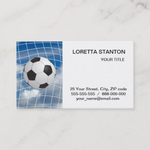 Carte De Visite Boule de football