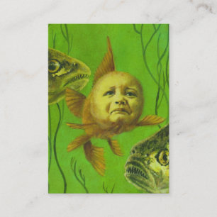 Carte De Visite Boulette de poisson rouge Mutant ACEO Artistes Tra