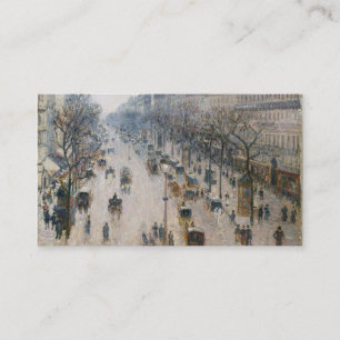 Carte De Visite Boulevard Montmartre - Paris - Camille Pissarro