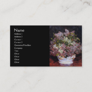 Carte De Visite Bouquet de fleurs de Renoir