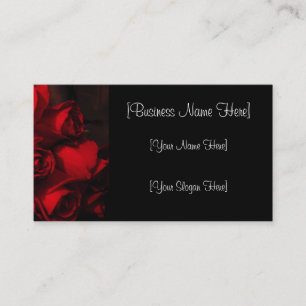 Carte De Visite "Bouquet de la rose Crimson"