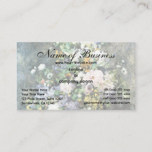 Carte De Visite Bouquet de printemps de Pierre Renoir, Fleurs Vint