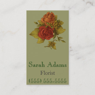Carte De Visite Bouquet des fleurs