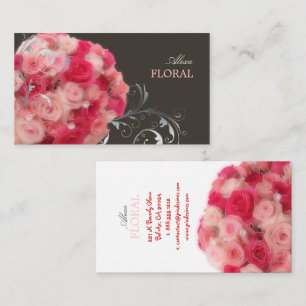Carte De Visite Bouquet nuptial PixDezines, fleuristes/do-it-yours