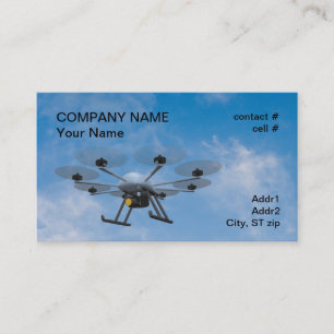 Carte De Visite bourdon de surveillance de multirotor