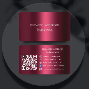 Carte De Visite Bourgogne Code Qr médias sociaux Instagram Faceboo