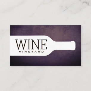 Carte De Visite Bouteille à vin   ARRIÈRE - PLAN VINTAGE