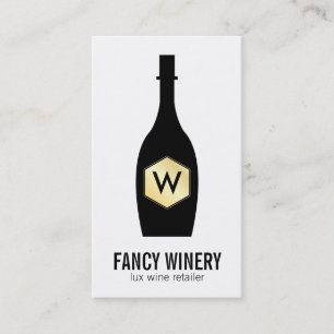 Carte De Visite Bouteille à vin   Lux