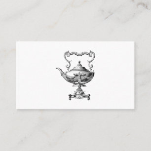 Carte De Visite Bouteille de thé antique