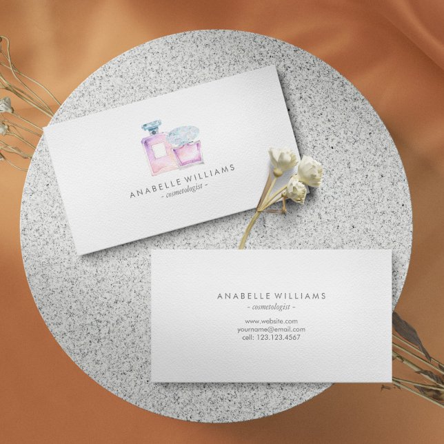 Carte De Visite Bouteilles de parfum de mode (Créateur téléchargé)