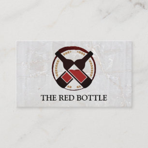 Carte De Visite Bouteilles de vin rouge   Entreprise