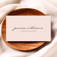 Boutique Calligraphie Minimal Rose Pâle
