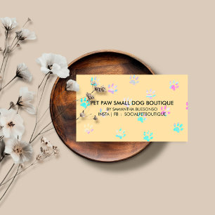 Carte De Visite Boutique canine Conception de toilettage pour anim