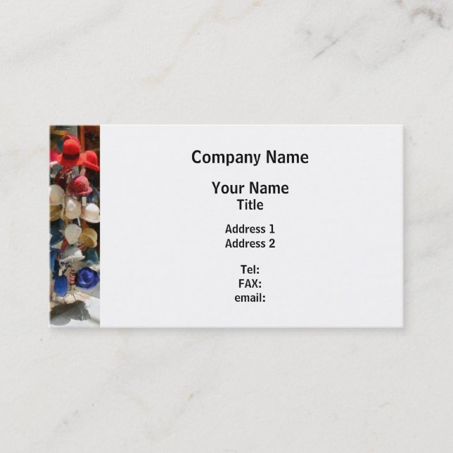 Carte De Visite Boutique casquette (Devant)