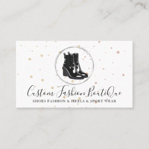 Carte De Visite Boutique de chaussures d'hiver