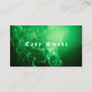 Carte De Visite Boutique de cigarette de vapotage de fumée de vape