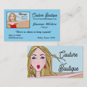Carte De Visite Boutique de couture