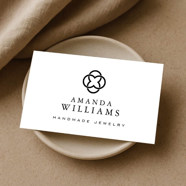 Carte De Visite Boutique de luxe du logo moderne (Créateur téléchargé)