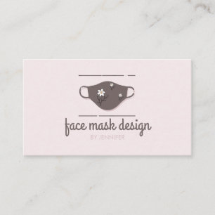 Carte De Visite Boutique de Masque de Visage Réutilisable