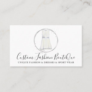 Carte De Visite Boutique de mode robe