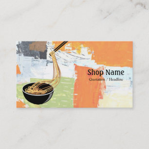 Carte De Visite Boutique de nouilles