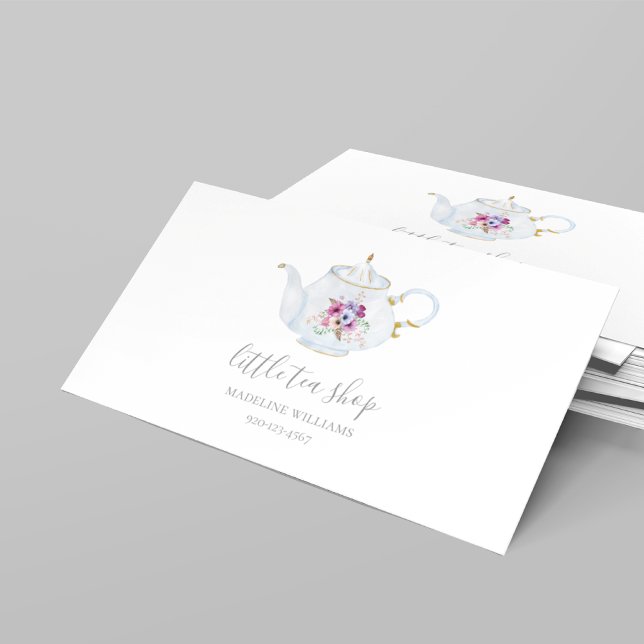 Carte De Visite Boutique de thé (Créateur téléchargé)