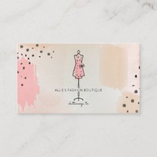 Carte De Visite Boutique de vente au détail de logos Abstraits