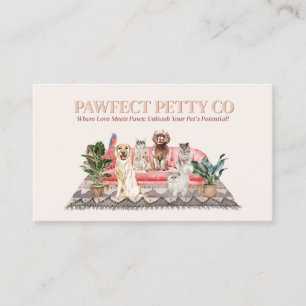 Carte De Visite Boutique de vente au détail pour animaux de compag
