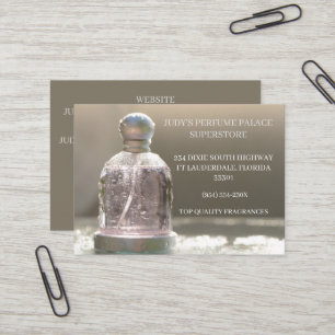 Carte De Visite Boutique/Fabricant/Conception Bouteille de parfum