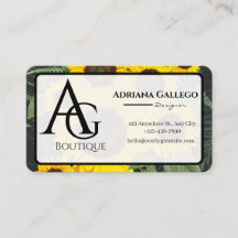 Carte de visite Boutique (modifiable)