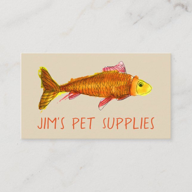 Carte De Visite Boutique pour animaux de compagnie, fournitures de (Devant)