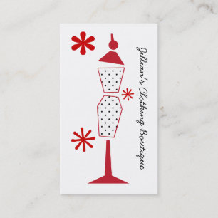 Carte De Visite Boutique Vêtements - Polka Dot Mannequin
