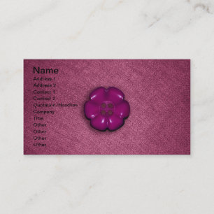 Carte De Visite Bouton mignon de fleur