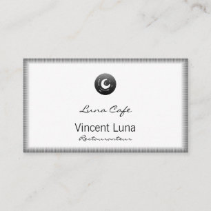 Carte De Visite Bouton Van Gogh Moon