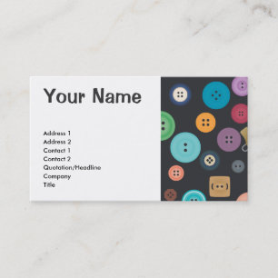 Carte De Visite Boutons