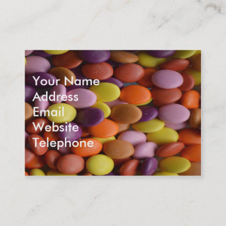 Carte De Visite Boutons de bonbons