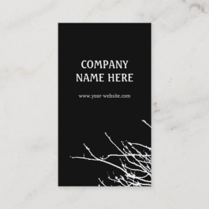 Carte De Visite Branches blanches