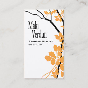 Carte De Visite Branches créatives (styliste de mode)