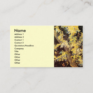 Carte De Visite Branches d'acacia en fleurs par Vincent van Gogh