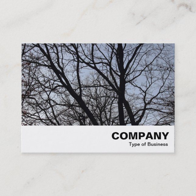 Carte De Visite Branches en silhouette (Devant)