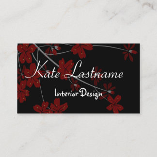 Carte De Visite Branches florales